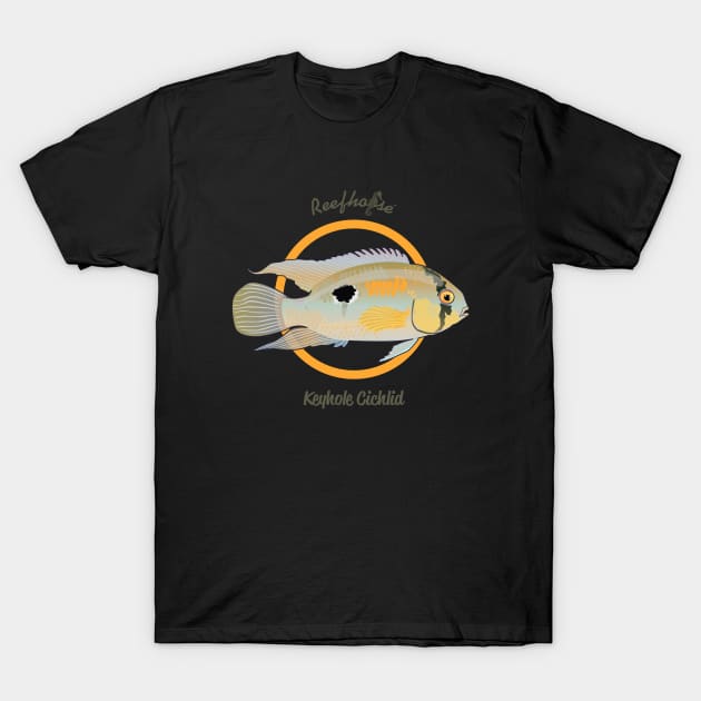 Keyhole Cichlid T-Shirt by Reefhorse